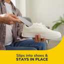 Dr Scholls Go Sockless! Cushioning Insoles for Women Men Unisex, 3 Pairs, Trim to Fit - Absorbs Moisture to Keep Feet Dry, Shoe Inserts for Women Men with Plush Terry Cloth Layer for Added Comfort (Size L)