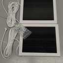 5W Solar Panel for Ring Camera 5V Outdoor Solar Battery Charger for Ring Spotlight Camera Stick Up Camera with IP65 Waterproof, 16.4ft Cable, 360° Adjustable Bracket (2 Pack)