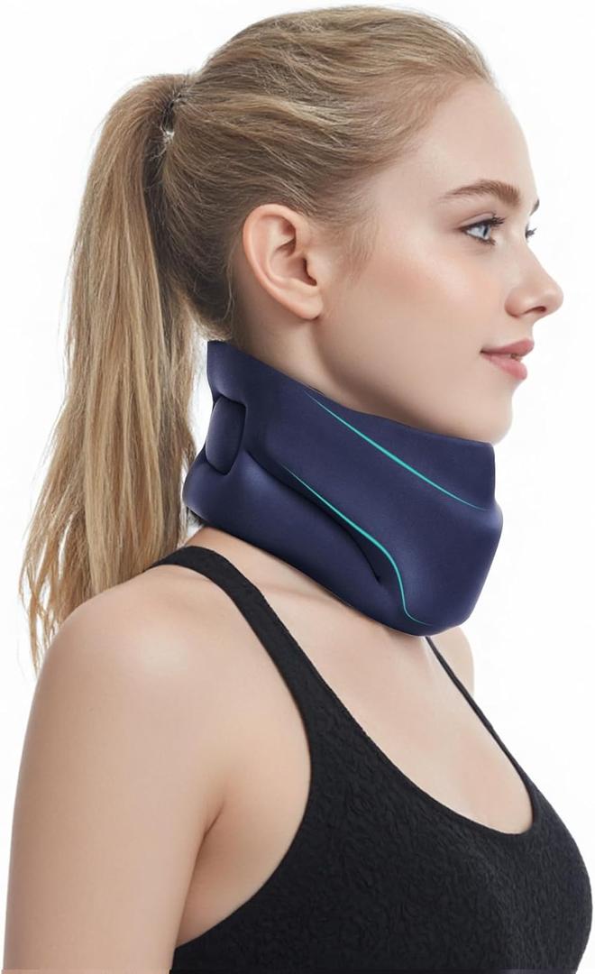 Neck Brace Cervical Collar Neck Support Blue L Size