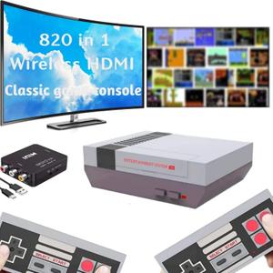Classic Mini Handheld Retro Game Console,Video Game Consoles Built-in 800 Classic Edition Games,AV and HDMI Output Display,Dual Wireless Came Controllers. (White)