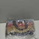 Canvas Handbag Multi-Color Striped Lattice Cross Body Shoulder Purse Bag Tote-Handbag for Women