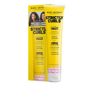 Marc Anthony Curl Defining Styling Cream for Curly Hair, Strictly Curls - Moisturizing Hair Defining Cream Softens & Detangles Coarse, Frizzy Curls with Shea Butter - Styling Product Reduces Frizz (6 Fl Oz (Pack of 1))