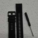 ANCOOL for Fenix 5/Fenix 6/Fenix 7 Band 22mm Silicone Watch Band for Fenix 8 Fenix E 47mm/Fenix 5 Plus/Fenix 6 Pro/Fenix 7 Pro/Forerunner 935(Black) (1 Pack)