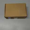 Glass Door Knobs Interior with Lock, Vintage Privacy Crystal Door Knobs for Bedroom Bathroom, Matte Black