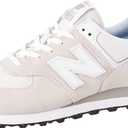 New Balance Men's 574 Core Sneaker (6, Nimbus Cloud/White)