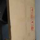 Black 55x36 Inch Metal Framed Mirror for Wall, Large Rounded Rectangle Mirror, Anti-Rust, Tempered Glass, Hangs Horizontally or Vertically