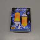 CPPSLEE Upgraded LED Flame Light Bulbs, 4 Modes Flickering Light Bulbs, E26 Base Fire Flame Bulb for Christmas Decorations Outdoor, Halloween Lights Patio Indoor Home Decor (Yellow, 2 Pack)