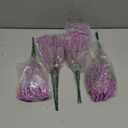 8 Bundles Artificial Flowers Fake Lavender Faux Plastic Plants Purple Flowers for Home Decor Wedding Kitchen Garden Patio Porch Office Table Indoor Outdoor Decorations (Fuchsia Lavender/8pcs)