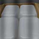 2.5 Gallon Water Jug, F-Style Plastic Jug, Water Storage Containers, Hdpe Containers with Leakproof Cap (4 Pack)