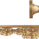 Antique Wall Candle Holder, Vintage Taper Candle Wall Sconce, Cast Iron Candlestick Holders Decor for Living Room, Fireplace and Yard Channel Farmhouse Fireplace Wedding(Gold)