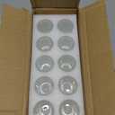 Candle Holder Glass Candlestick Holders: Hewory 20PCS Clear Taper Candle Holders Bulk for Table Centerpiece, Glass Candle Holder Candle Stick Holder Decor for Christmas Wedding Party Bridal Showers