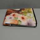 Car Windshield Sun Shade Highland Cows Flower Foldable UV Ray Sun Visor Protector Sunshade to Keep Your Vehicle Cool 55" x 27.6"