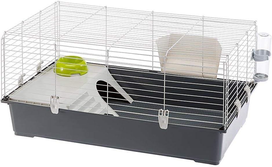Ferplast Cavie Guinea Pig Cage & Rabbit Cage | Pet Cage Includes All Accessories to Get You Started 