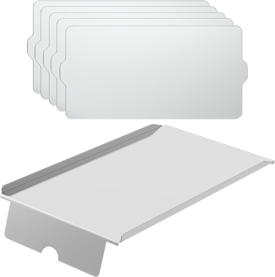 Drip Pan Heat Baffle & 5 Pcs Liners Kit for Traeger Silverton 620/810 Grill