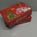 2 x Flechllary 3ft DIY Felt Christmas Tree for Toddlers, Set Plus Snowman Advent Calendar with 33 Removable Ornaments, Wall Hanging Xmas Gift for Kids with String Lights (Batteries Not Included)