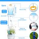 5 x 3.5 L Drip Irrigation Bags with Adjustable Flow Automatic Plant Irrigation System Home Sprinkler Device for Indoor and Outdoor (ZWDSB-1-1-5)