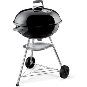 Weber Jumbo Joe Premium Charcoal Grill, 22Inch, Black Portable Outdoor BBQ Grill with Durable Plated Steel Grates, PorcelainEnameled Bowl & Precision Airflow Control