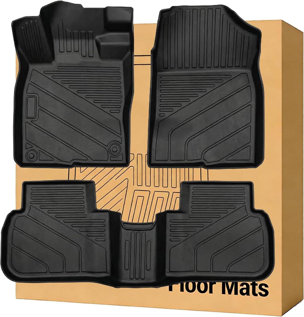 All Weather Floor Mats TPE Protect Rug Custom-fit for Honda Civic 2022-2026
