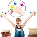 3 x 20 Pcs Finger Puppets Toys,Funny Colorful Monster Stretchy Finger Puppets,Soft Rubber Finger Doll Toys for Children's Party Favors