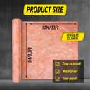 Waterproofing Membrane 3.3 ft x 32.8 ft / 108 Sq Ft Waterproof Membrane for Shower 23.6mil Thickness Shower Waterproof Membrane for Sauna, Bathroom, Walls, Tile, Kitchen, Roof and Wet Areas