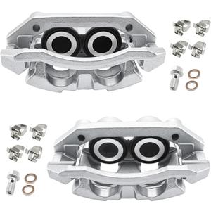Front Brake Caliper 18B5054+18B5055 Replace for 2009-2018 Dodge Ram 1500, 2009-2011 Ram Dakota, 2007-2009 Durango, 2007-2011 Chrysler Aspen, 5143358AF+5143348AF, FRC11895N+FRC11896N