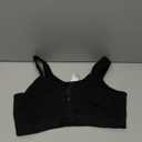 Zip Front Closure Surgical Sports Bra, Post Breast Surgery Mastectomy Compression Nursing Bra with Removable Pads, Large