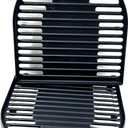 Direct Store DC126 Cast Iron Grill Cooking Grates for Coleman Roadtrip Swaptop Grills LX LXE LXX, Non-Stick Grill Grids Grates, 2 Pack (Grill Grates)