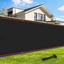 Privacy Fence Screen 4x50Ft Balcony Privacy Screen, Garden Fence UV-Resistant Durable, Premium Polyethylene Windproof Screen for Patio Pool Backyard and Garden