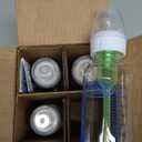 Dr. Brown's Anti-Colic Options+ Narrow Glass Baby Bottle with Level 1 Slow Flow Nipple, BPA-Free, 8 oz/250 mL, 0m+, 4-Pack