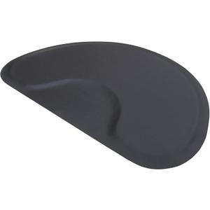 Artist hand 3 ft. x 5 ft. Barber Chair Mat Salon & Barber Shop Chair Anti-Fatigue Mats Comfort Salon Chair Mat,Semi Circle - 1/2 in. Thick,Black