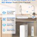 Waterdrop X12-Plus Dual Flow RO Water Filter System, Alkaline Mineral pH+ | 1200 GPD Under-sink RO System, 12-Stage Filtration Tankless RO, Dual Flow Faucet (RO & Mineral Water), BPA-Free
