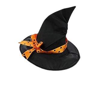 Cute Children Halloween Orange Witch Hat for Girls  (2-3Y)