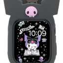 Sonix x Sanrio Apple Watch Cover | Bumper Case for Apple Watch | Protective Silicone Cover | Fits 38mm/40mm/41mm | Kuromi - Black