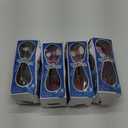 Pack of 4 Water Spray Mist Bottle Fan Portable Handheld Fan Mister AA Battery Operated- Color Mixed Randomly, Assorted