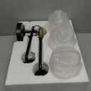 zeyu 3-Light Farmhouse Vanity Lights for Bathroom, 21 Inch Industrial Bath Wall Light Fixtures with Clear Glass Shade, Black and Gold Finish, ZS62B-3W BK+BG