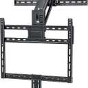 Pull Down TV Mount for Fireplace, Height Adjustable for Most 43-80 Inch TVs, Max VESA 600x400mm up to 80lbs, Full Motion Articulating Above Mantle Installation