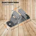 2-Pack Universal Paddle Holder Clip - Multi-Use Wall Mount Organizer for Paddles, Fishing Rods & Rod-Shaped Tools - Tool-Free Release & Space-Saving Design