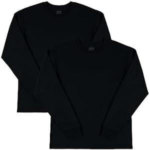 Fruit of the Loom Mens Eversoft Cotton Long Sleeve T Shirts, Breathable & Moisture Wicking with Odor Control XL