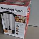 Hamilton Beach 45 Cup Coffee Urn and Hot Beverage Dispenser, Silver (EXP 09/22/27)