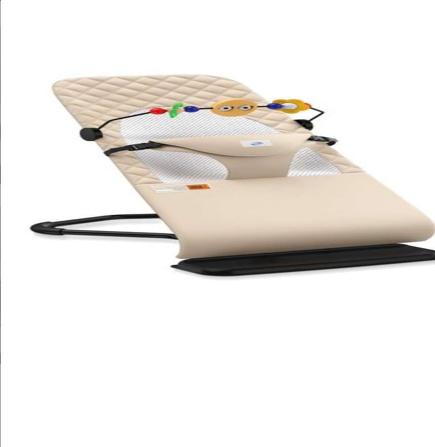 Bouncer Seat for Babies 0-12 Months, Baby Bouncer for Breathable and Comfortable Cushion, Three Height Adjustments, Baby Rocker Portable Folding and Detachable, Ergonomic Baby Seat