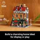 LEGO Icons Tudor Corner Building Set for Adults 18+ - DIY Miniature House Kit - Collectible Mini House Building Set for Men and Women - Crafting Gift for Adults - 10350