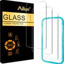 Ailun 3 Pack Screen Protector for iPhone 17 Pro [6.3 inch] with Installation Frame, Tempered Glass, Sensor Protection, Dynamic Island Compatible, Case Friendly [Not for iPhone 17/17 Pro Max/iPhone Air]