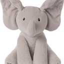 GUND Baby Animated Flappy the Elephant Plush, Singing Stuffed Animal Baby Toy for Ages 0 and Up, Gray, 12"