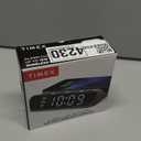 Timex Alarm Clock with Wireless Charger for iPhone, Android, and AirPods - Black (TW14B)