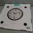 La Crosse Technology 16-Inch Sullivan Black Industrial Quartz Analog Wall Clock - 404-3041C