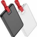 Small Portable Charger for iPhone, 2-Pack 5000mAh Fast Charging Power Bank, Mini Battery Pack Backup Charger Compatible with iPhone 14/14 Pro Max/13/13 Pro/12 Pro/11/XS/XR/X/8/7/6 etc (2-Pack) (Black and White)
