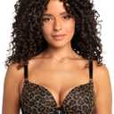 Smart & Sexy Women's Signature Lace Push-up Bra - Perfect for Seeking Effortless Style and Comfort, Classic Leopard (38DD)