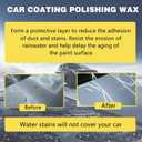 Titanium Ceramic Wax Cream for Cars,Advanced Car Coating & Polishing Wax,Strong Protection & Long-Lasting Shine,Waterless Ceramic Spray Wax,Safe for All Paint,Includes Microfiber Sponge (2 PCS)