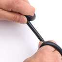 50 FT Black Latex Rubber Tubing,3/8in OD 1/4in ID Black 1 Continuous Piece