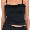 La Blanca Women's Island Goddess Ruffled Bandeau Tankini Swimsuit Top (14)